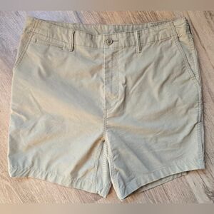 Birdwell Beach Britches Mens Chino Button Fly Shorts in Khaki Size 35